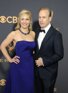 September 17, 2017 - Hollywood, California, U.S. - Bob Odenkirk, Rhea Seehorn at The 69th Emmy Award